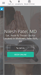 Mobile Screenshot of manhattanentdoctor.com