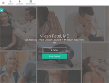Tablet Screenshot of manhattanentdoctor.com